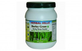 Herbal Hills Barley Grass Powder Green Food Supplement  Bottle  100 grams